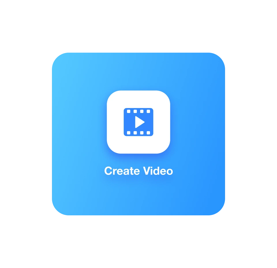 Click 'Create Video' in Visla's real estate video maker to start creating your high-quality video.